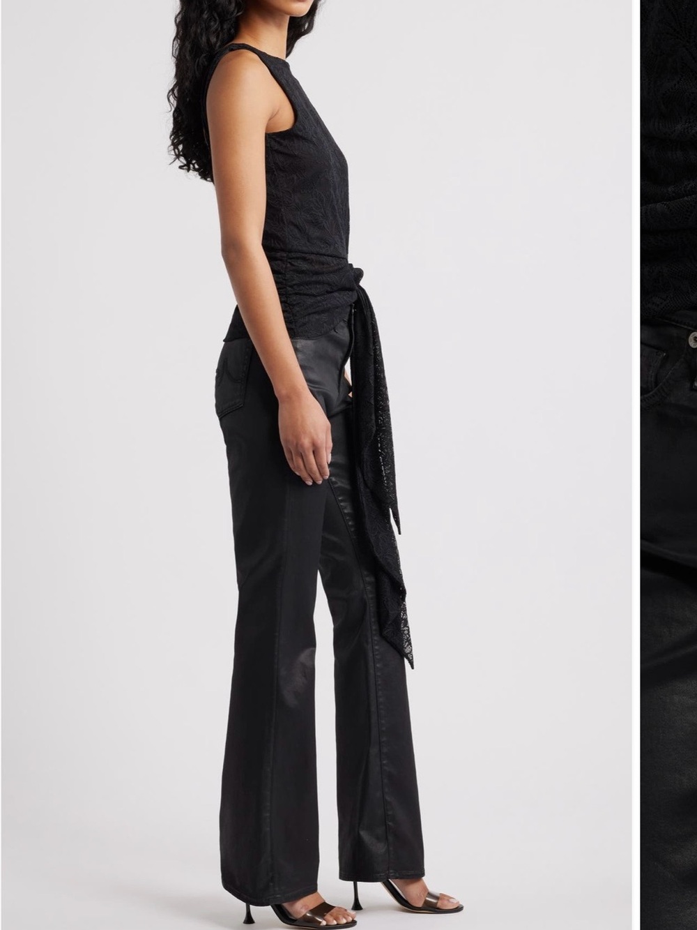 Batya backless lace top - Picture 3 of 10